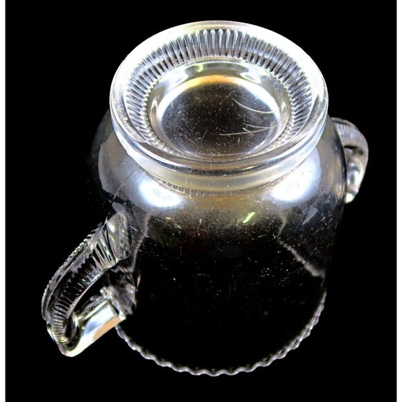 Indiana Tumbler & Goblet No 137 Pleat Band Spooner 1890s Greentown EAPG - Picture 6 of 7